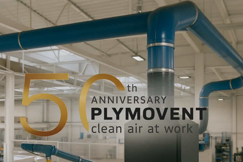 Sistema Plymovent para extracción de aire – 50 años de innovación en ventilación aplicada, alianza institucional con Beckart México