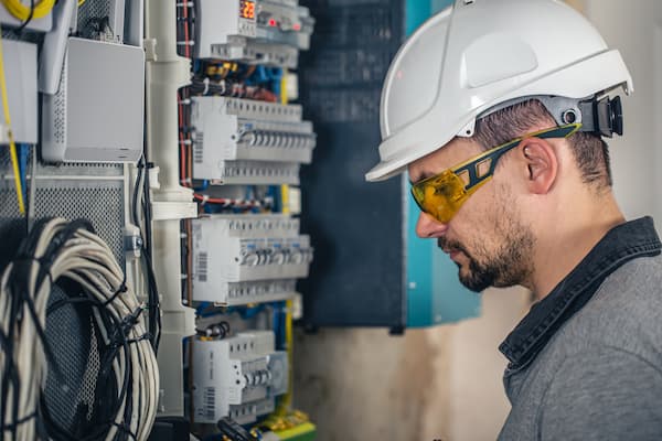 Mantenimiento a tablero eléctrico por técnico Beckart